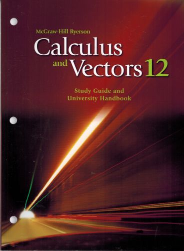 grade 12 calculus and vectors textbook pdf mcgraw hill ryerson